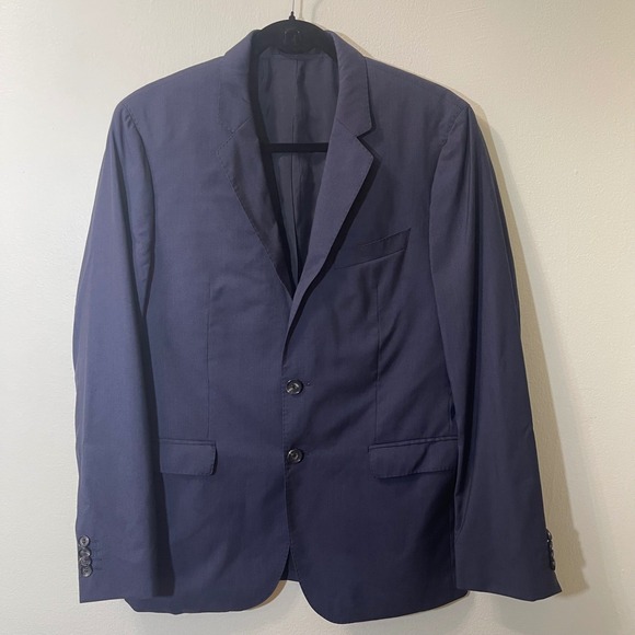 Hugo Boss Other - Hugo Boss RyanWin Navy Virgin Wool Blend Blazer Sport Coat Mens 40S EU 50C
